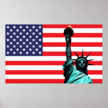 USA_flag_liberty_big Posters