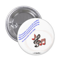 USCITA 1 - L'AMICIZIA VIENNENT LA LA MUSICA - BADGE AVEC ÉPINGLE