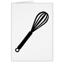 Ustensiles de cuisine carte de vœux