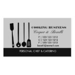 Ustensiles de la spatule N de pâtes Cartes De Visite Professionnelles