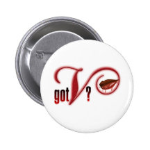V obtenus - Sang de vampire Badge Avec Épingle