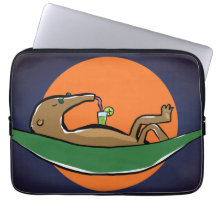 vacances de fourmilier housse pour  ordinateur portable