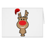 Vacances de Noël drôle père Noël Carte