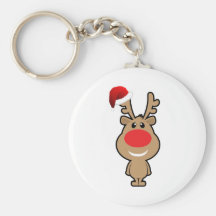 Vacances de Noël drôle père Noël Porte-clés