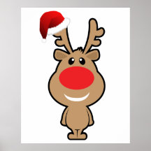 vacances de Noël drôle père Noël Posters