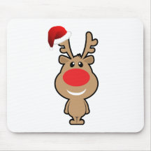 Vacances de Noël drôle père Noël Tapis De Souris