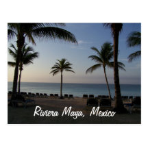 Vacances de plage de Cancun Mexique de Maya de la  Cartes Postales