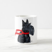 Vacances d'hiver de Terrier d'écossais Tasse À Café