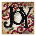 Vacances d'invitations de ~ de joie de Noël