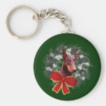 Vacances Keychain de guirlande de dobermann de Noë Porte-clef