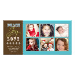 Vacances Photocard (aqua) de famille de Paix-Joie- Photocartes