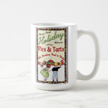 Vacances vintages de tasse de Noël pour le café ou