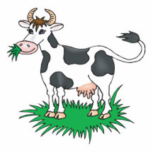 vache de pâturage heureuse photo sculptures