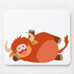 Vache des montagnes Mousepad à bande dessinée pare tapis de souris
