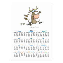 vache drôle à bande dessinée sur le moove de cours cartes de visite personnelles