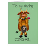 Vache Flirty Cartes De Vœux