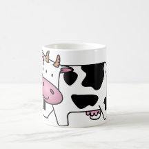 Vache heureuse tasse