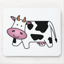 Vache laitière mignonne tapis de souris