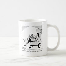 Vache, lune et hormones somatotropes mug