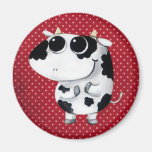 Vache mignonne à bébé aimant