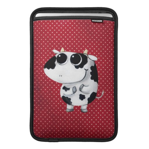 Vache mignonne à bébé poche macbook air