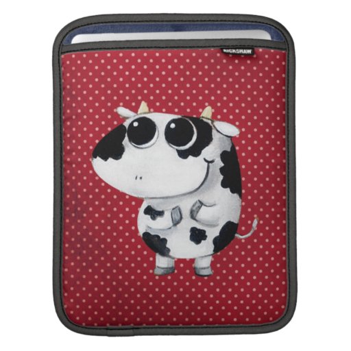 Vache mignonne à bébé poches pour iPad