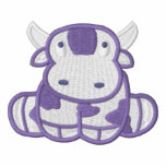 Vache mignonne à MOO de pourpre (MOO ! sur la doui
