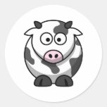 Vache mignonne autocollants