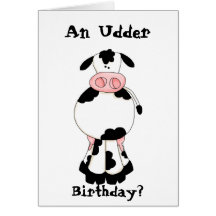 Vache mignonne carte