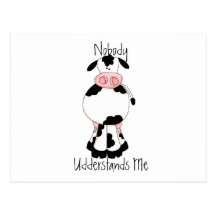 Vache mignonne cartes postales