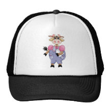 Vache mignonne casquettes de camionneur