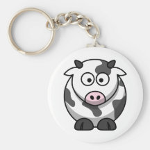 Vache mignonne Keychain Porte-clefs
