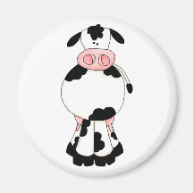 Vache mignonne magnets