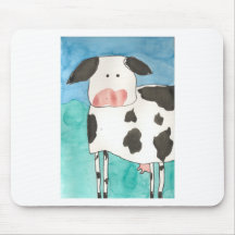 Vache Mousepad Tapis De Souris