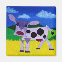 Vache pourpre aimant