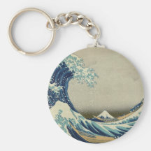 Vague de Kanagawa par Katsushika Hokusai Porte-clés