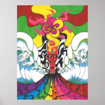 Vague de Tikki Affiches