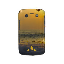 Vague finale de surfers d'or coque blackberry