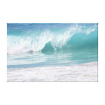 Vague magnifique de turquoise en Hawaï Toiles Tendues Sur Châssis