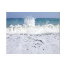 Vague se brisante impressions sur toile
