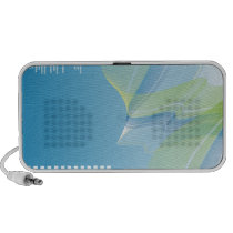 vagues abstraites de couleur verte de gblue haut-parleurs