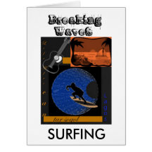 vagues carte de vœux
