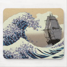 VAGUES DE JAPONAIS TAPIS DE SOURIS