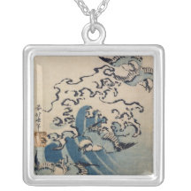 Vagues et oiseaux, c.1825 colliers