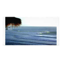 Vagues surfantes rodage le carte photo de Bali Cartes De Vœux Avec Photo
