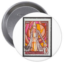 Vaisseau spatial de Vostok sur le timbre 1969 de l Badges