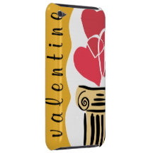 Valentine 3 coeurs coque iPod touch 