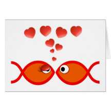 Valentine chrétien v2 orange carte de vœux