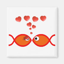 Valentine chrétien v2 orange magnets