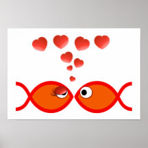 Valentine chrétien v2 orange posters
